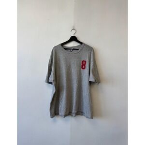 Vintage Champion Lewis Men's Volleyball Shirt Mens 2XL Gray Made USA Graphic Tee